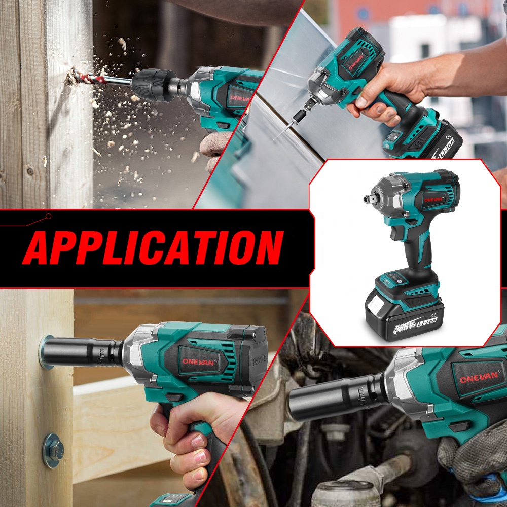 Torque Wrench - 1200N.m 토크 브러시리스 전기 임팩트 렌치