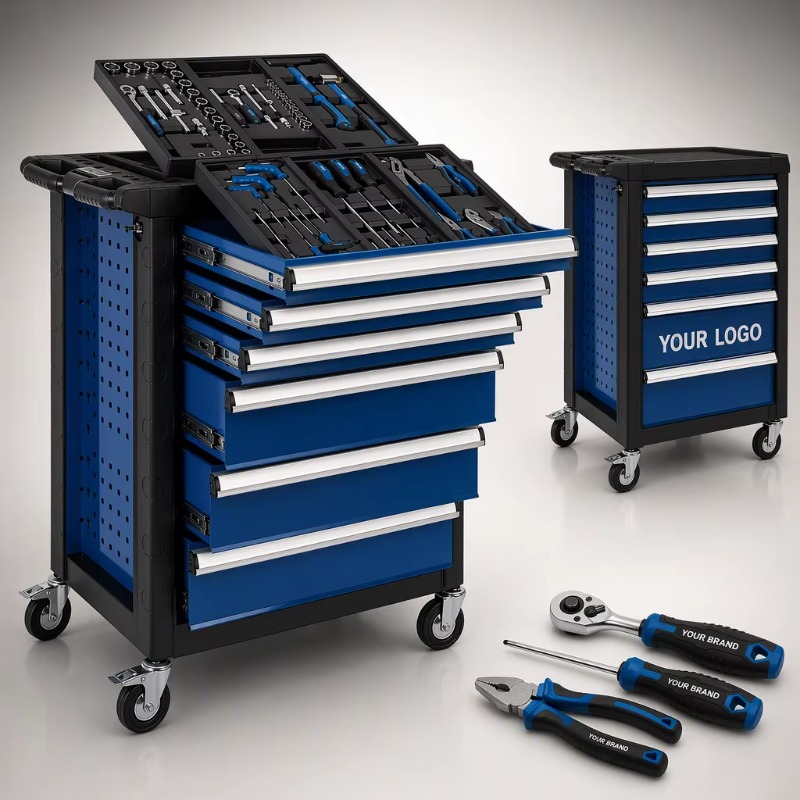 Socket Set - 70개 부품으로 구성된 견고한 이동식 공구
