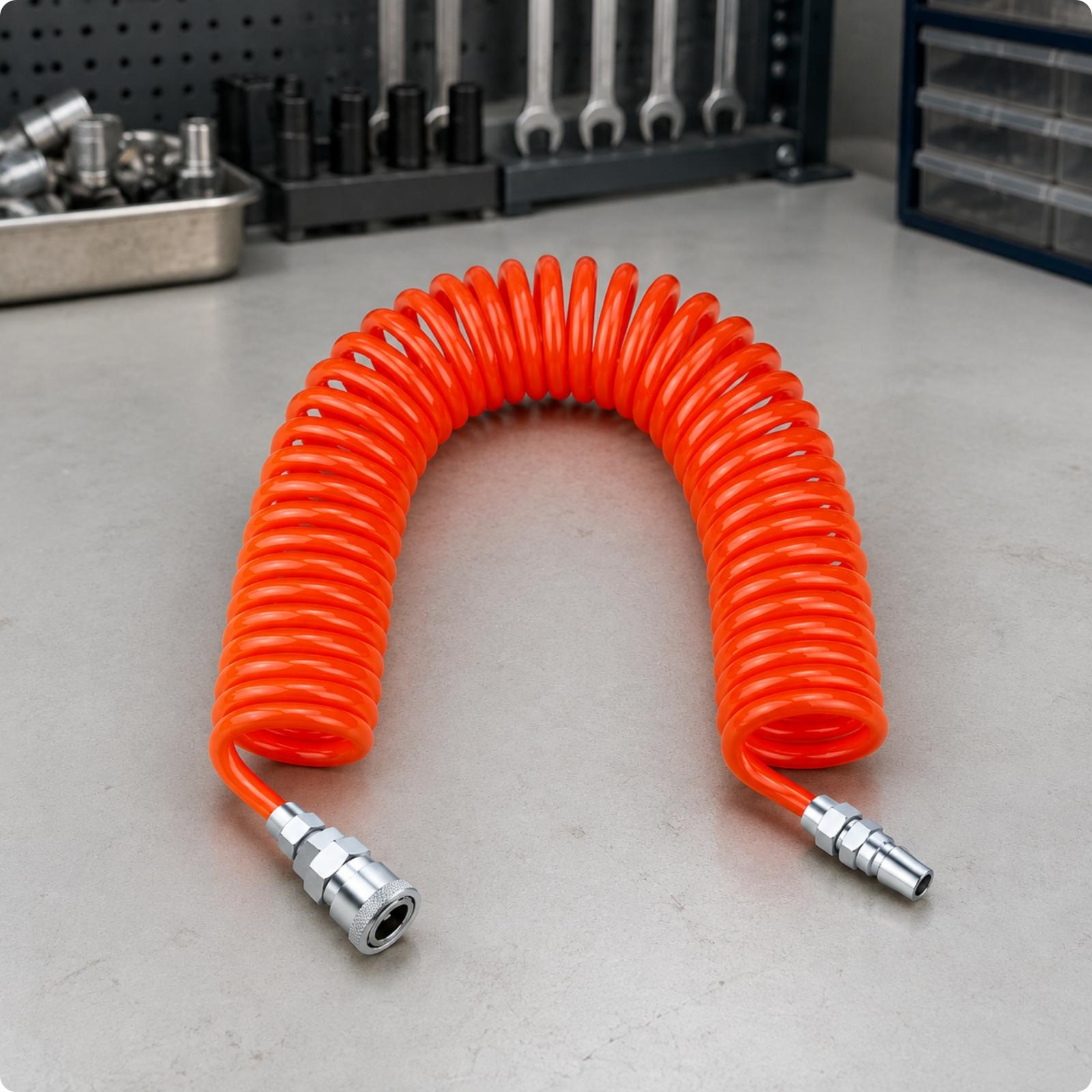 Spring Compressor Tool - 공압 컴프레서 호스, 코일형 PU 에어