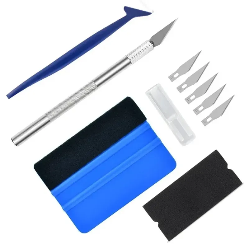 10개/세트 자동차 랩핑 도구 키트 비닐 스크래퍼 커터 - Automotive Tools 리뷰 및 가격