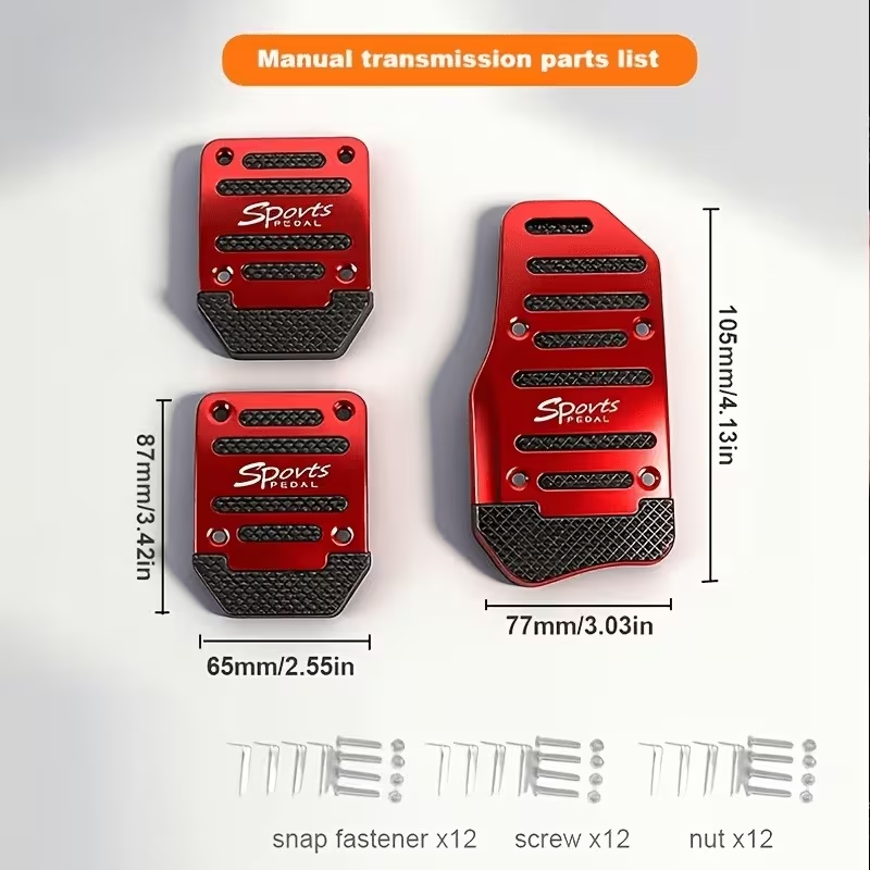 2/3PCS 자동차 페달 커버 세트 수동 자동, 미끄럼 - Brake Pad Set 리뷰 및 가격